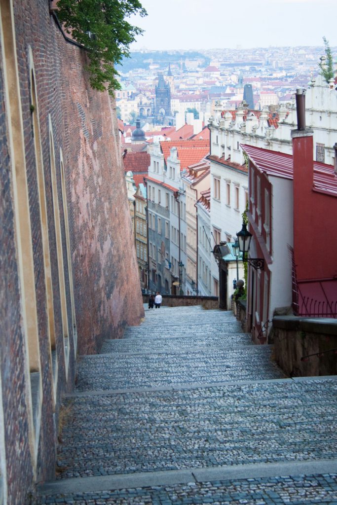 Hradčany - Zámecké schody