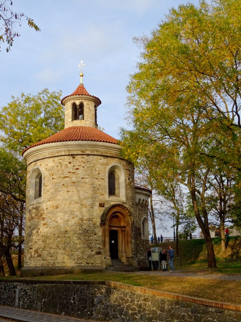 Podzimní Vyšehrad - Rotunda Sv. Martina