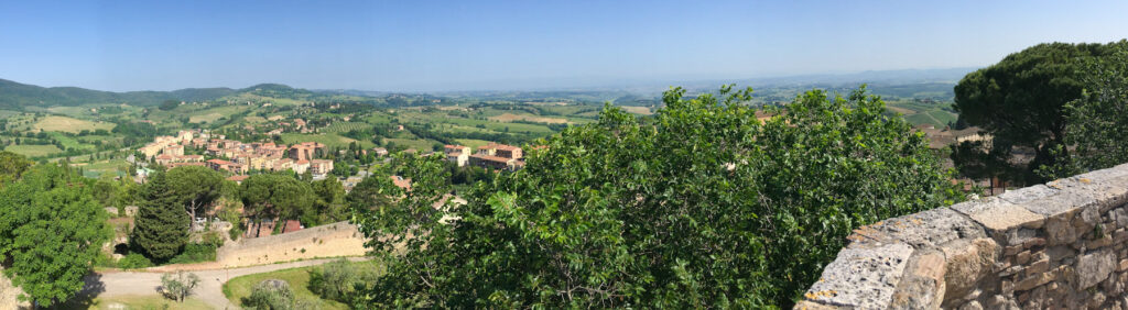 Pohled - ze San Gimignana