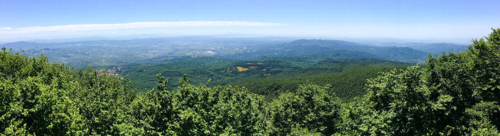 Monte Amiata - výhled