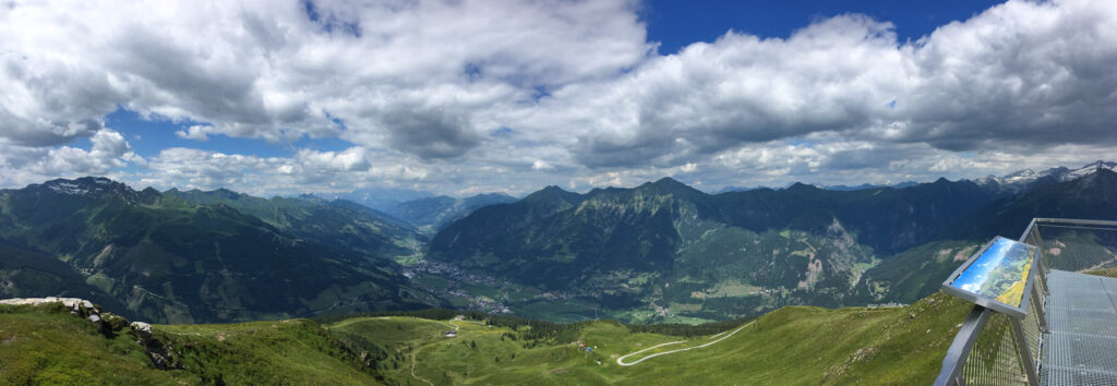 Stubnerkogel- kovová vyhlídka na okolní kopce