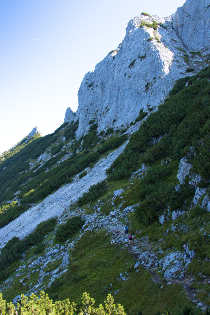 Solná Komora - Grosser Donnerkogel pod vrcholem