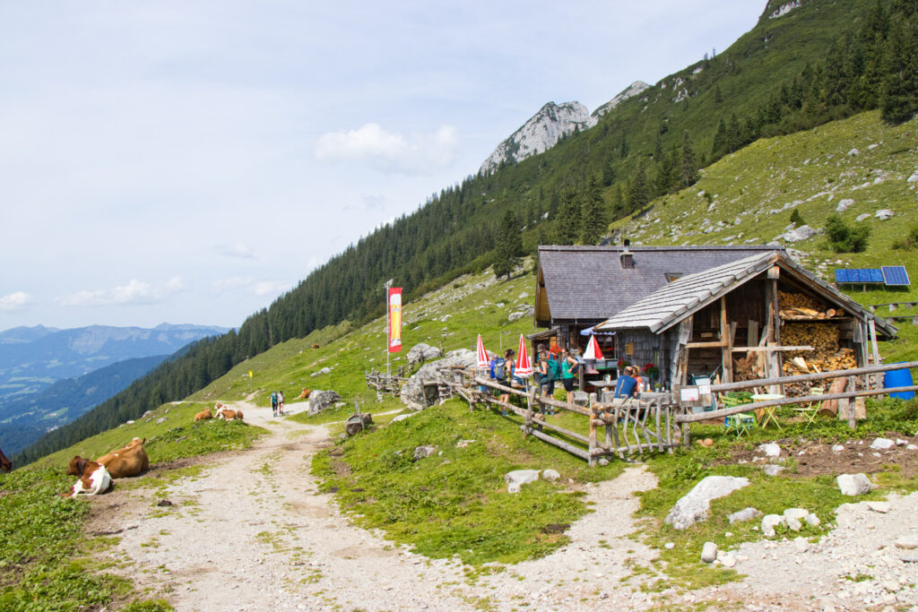 Solná Komora - Grosser Donnerkogel na obzoru