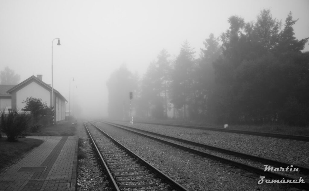 Šumava - Pohled na nádraží