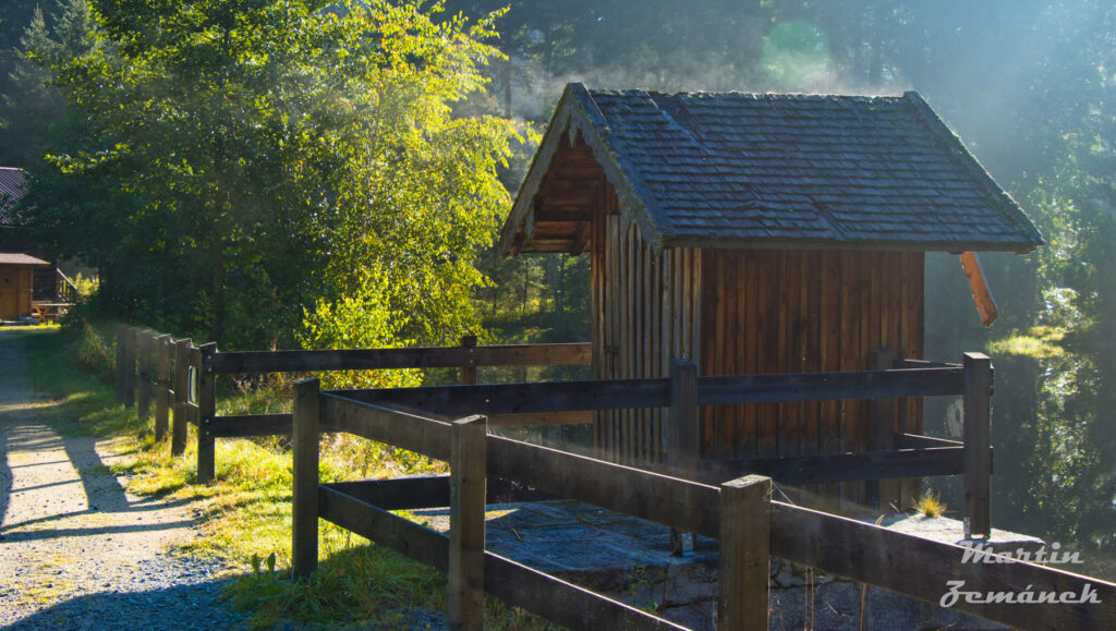 Šumava - chatka po dešti