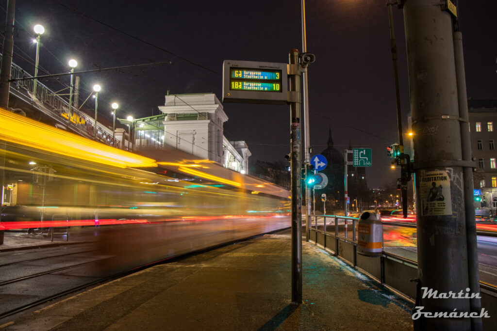 Vídeň - Tram zastávka