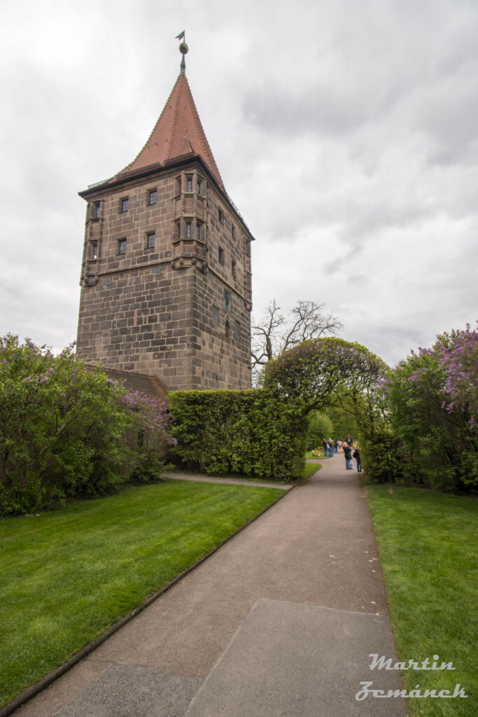 Norimberk - Hrad zahrada