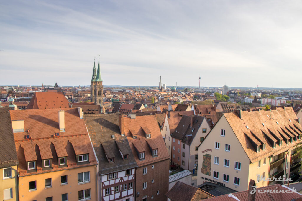 Norimberk - Výhled na staré centrum