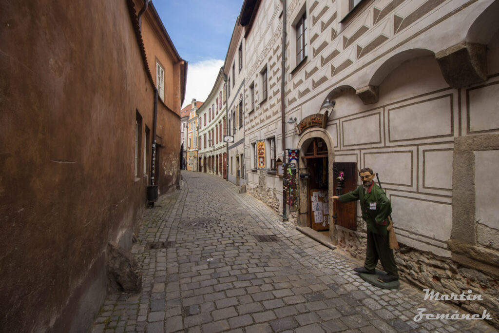 Český Krumlov - Ulička starého centra