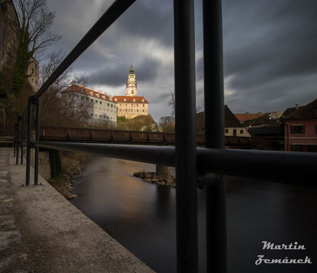 Český Krumlov - Hrad od jezu