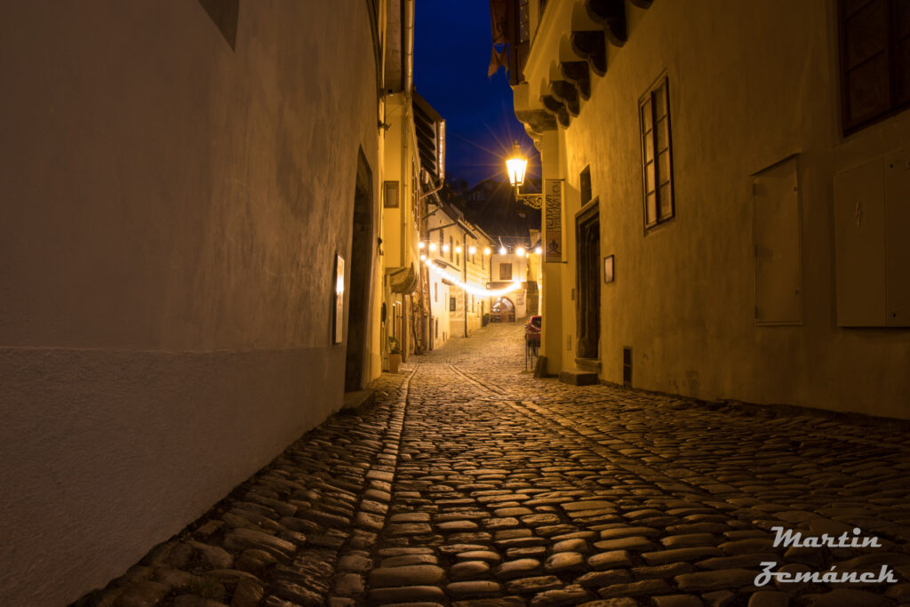 Český Krumlov - Noční staré centrum