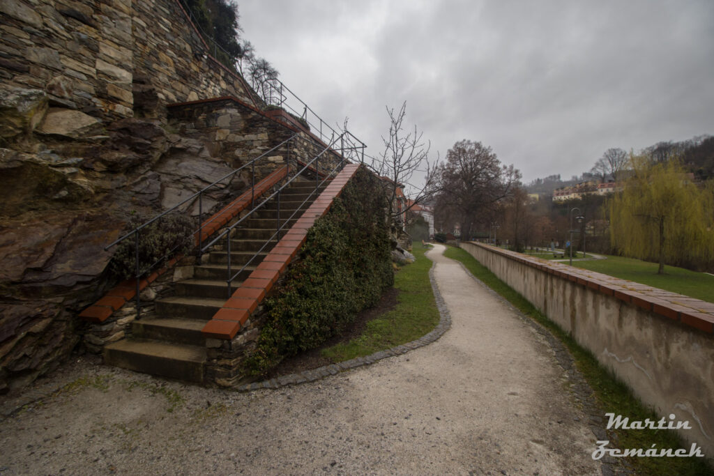 Český Krumlov - Domek Egona Schieleho (zahrady)