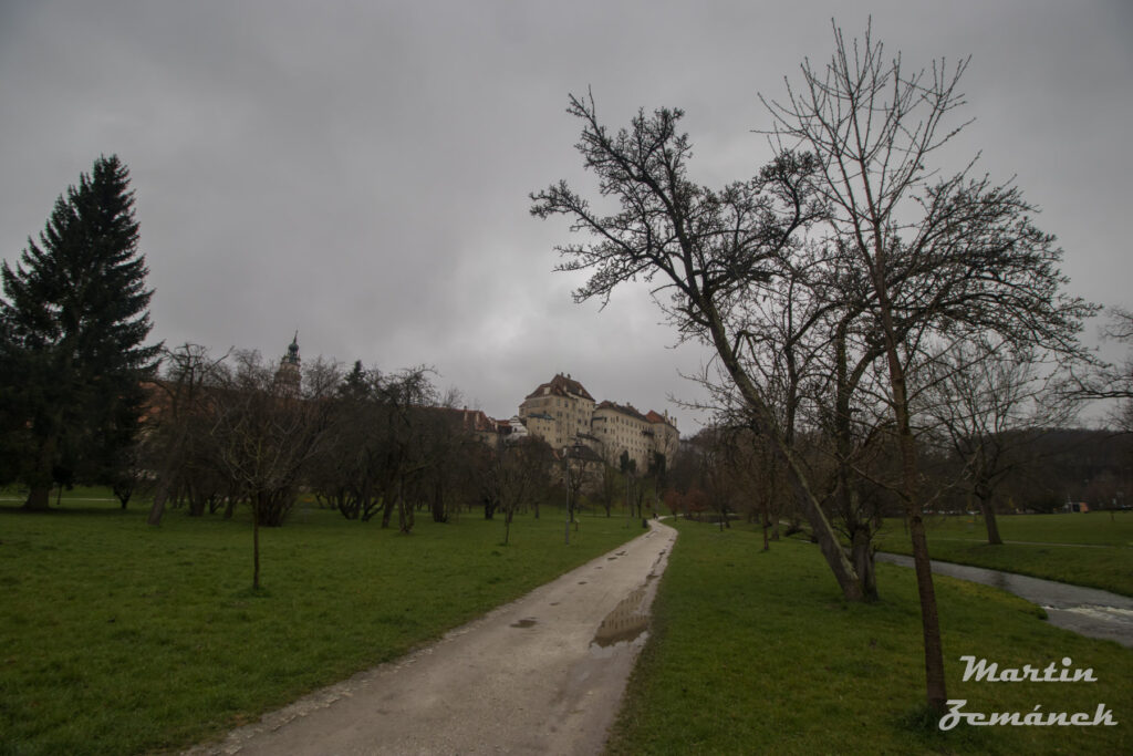 Český Krumlov - městský park