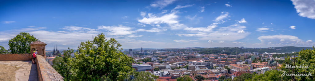 Brno - Pohled z hradu Špilberk na město