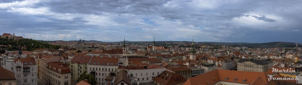 Brno - Panoramatický výhled z katedrály Sv. Petra a Pavla