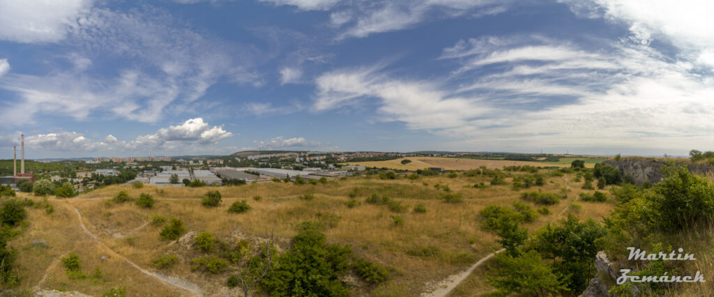 Brno - Panoramatický výhled ze Stránské skály