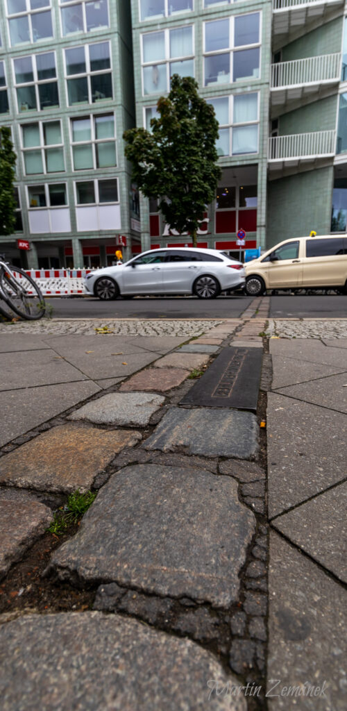 Berlín - kde vedla zeď