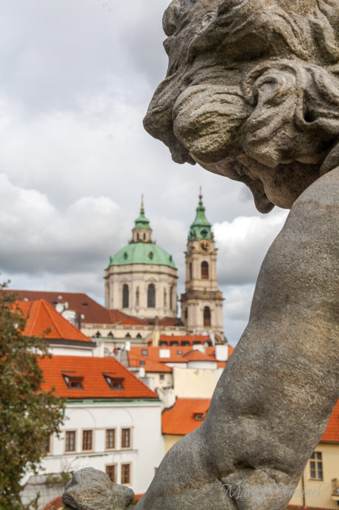 Praha - Výhled z vrtbovské zahrady