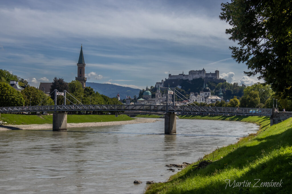 Rakousko - Salzburg pohled na staré centrum