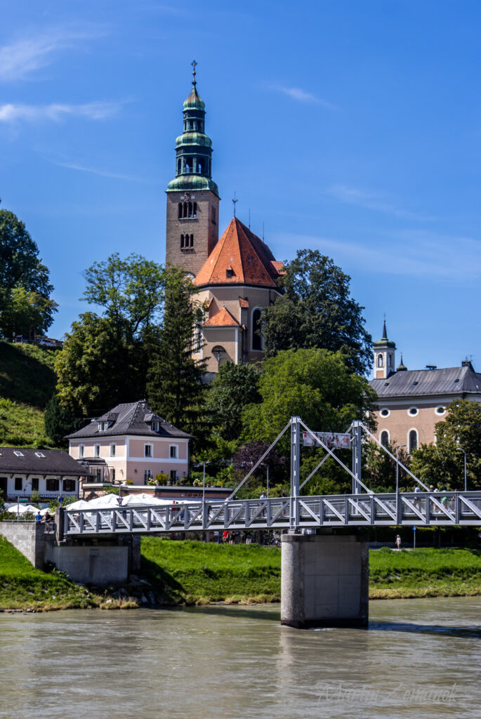 Rakousko - Salzburg výhled kostel