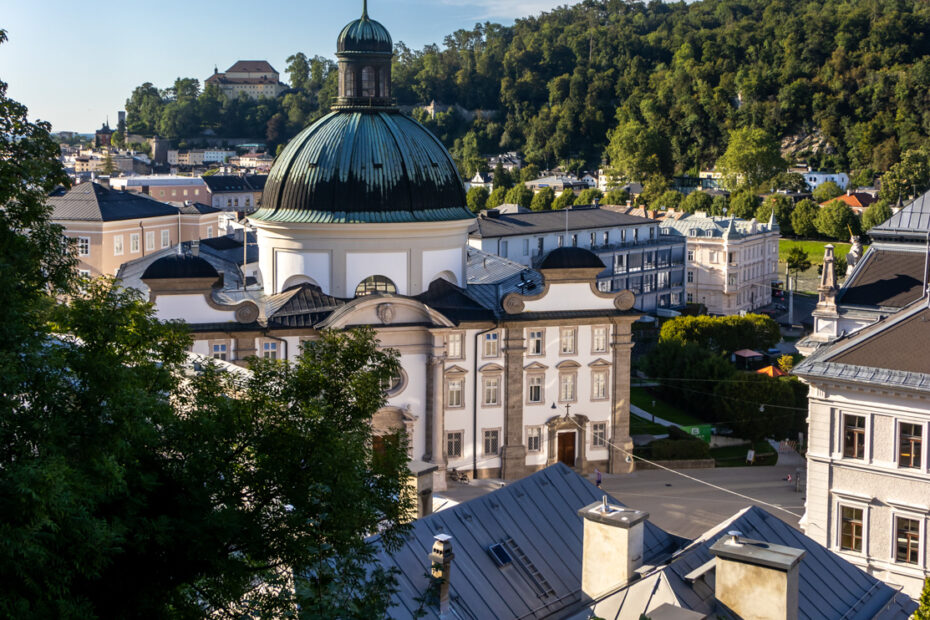 Rakousko - Salzburg výhled na město