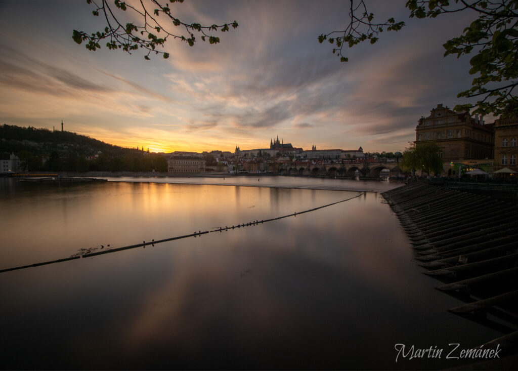 Praha - Západ Slunce nad Hradem