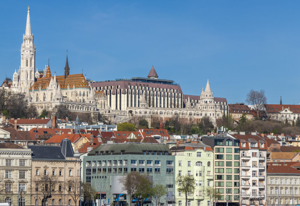 Budapešť - pohled na Matyášův chrám