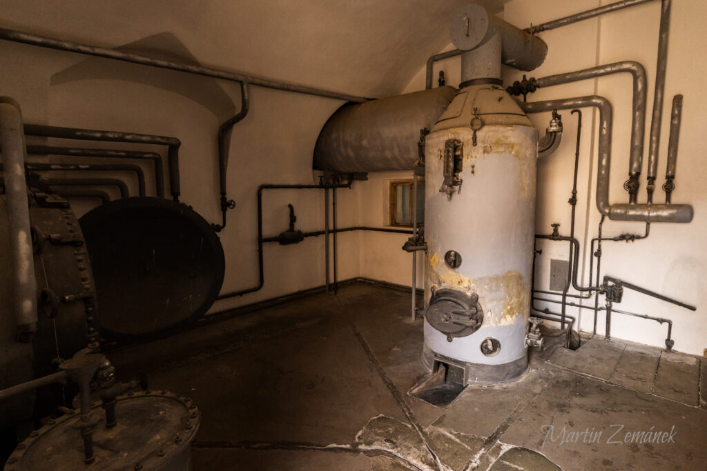 Terezín - Blok A ohřev vody pro umývárny